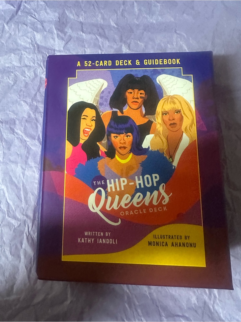 The Hip-Hop Queens Oracle Deck - Purple & Gold Box